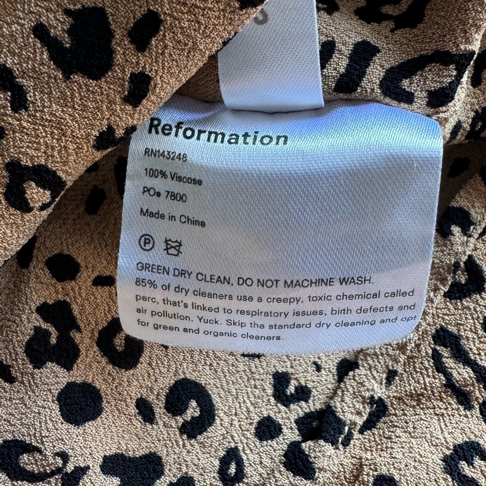 Reformation Leopard Print Skirt - Picture 6 of 9